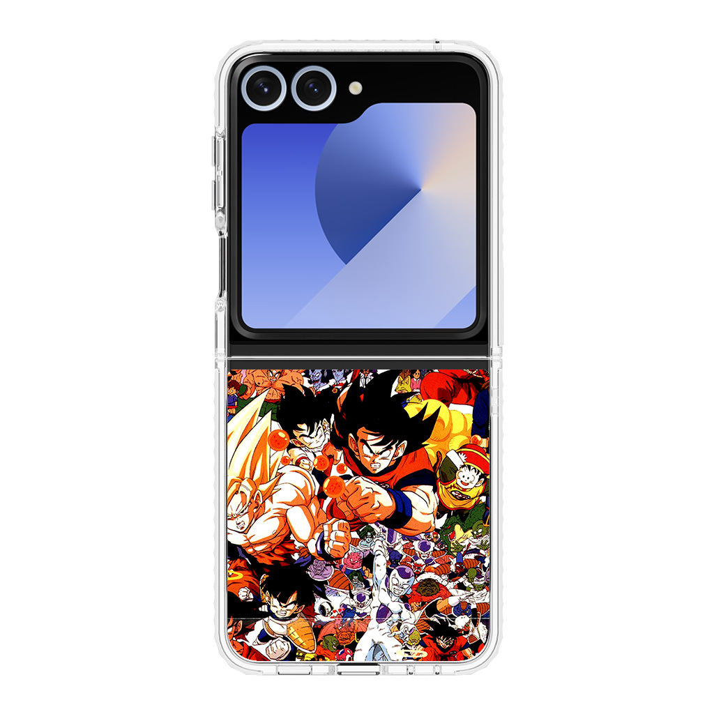 Dragon Ball All Characters Samsung Galaxy Z Flip 6 Case