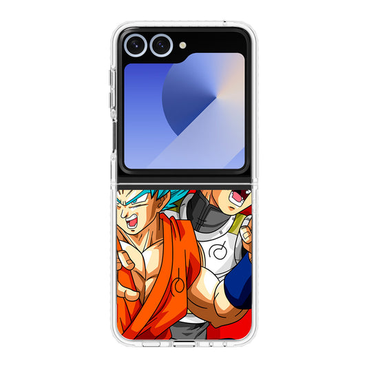 Dragon Ball Super SSGSS Goku And Vegeta Samsung Galaxy Z Flip 6 Case