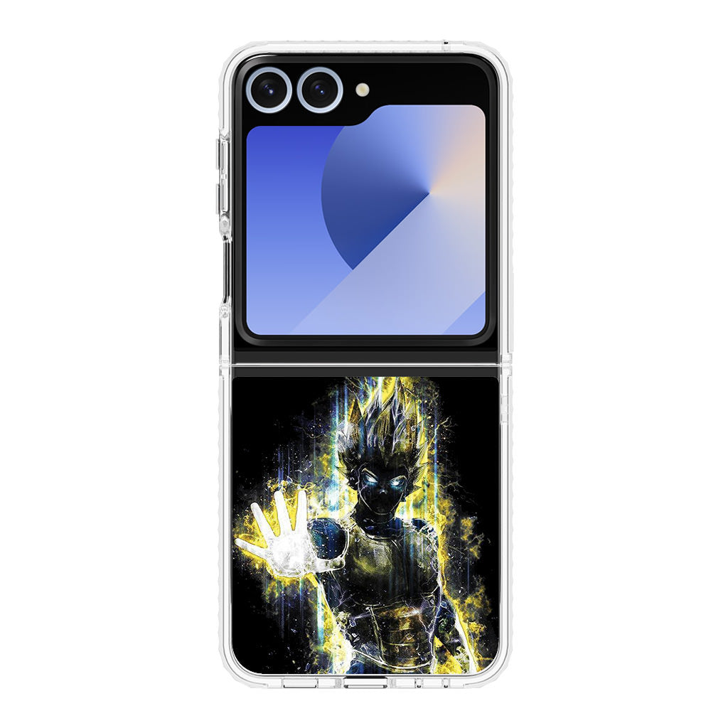 Dragon Ball Z Vegeta Bad Saiyan Prince Samsung Galaxy Z Flip 6 Case