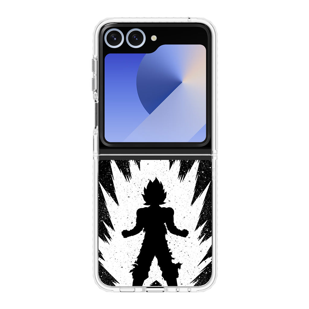 Goku Super Saiyan Black White Samsung Galaxy Z Flip 6 Case