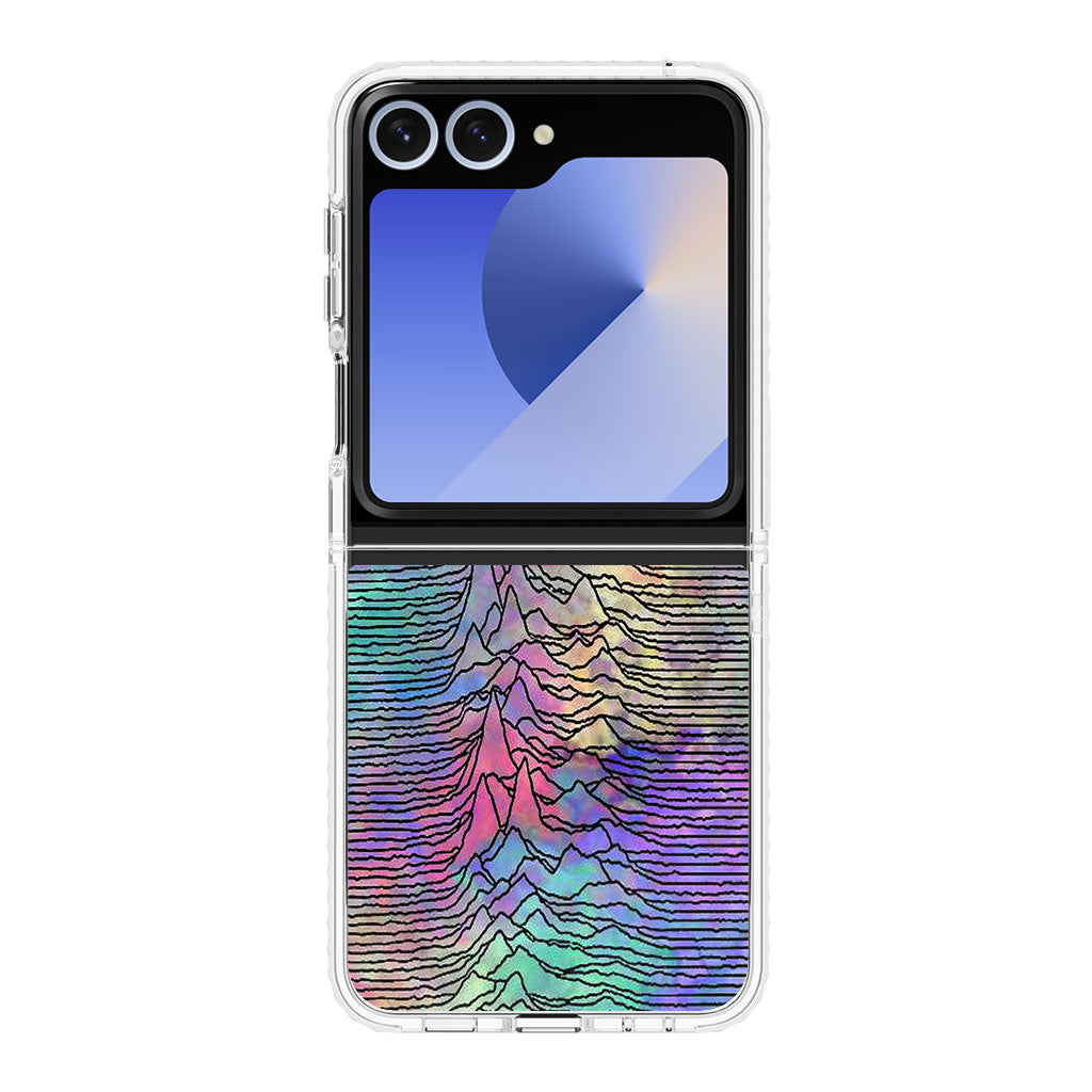 Joy Division Unknown Pleasures Colorful Samsung Galaxy Z Flip 6 Case