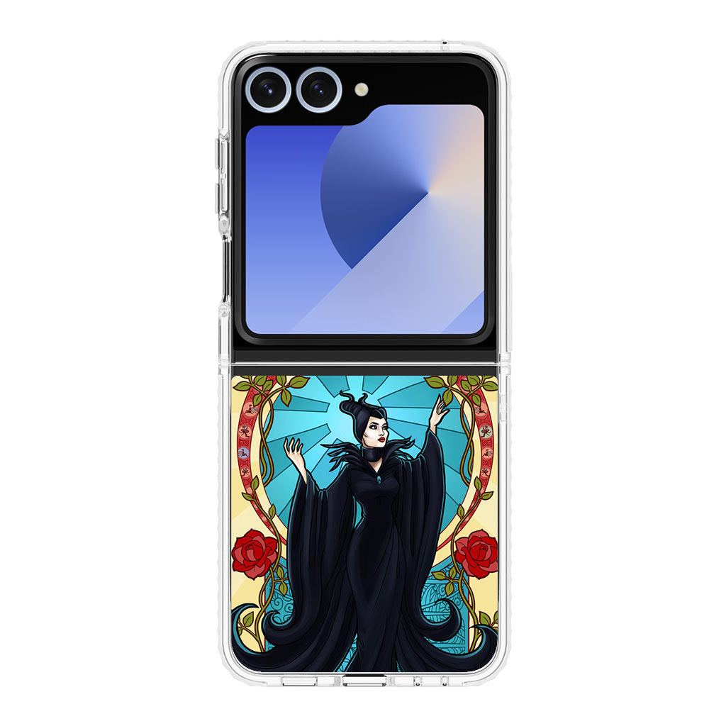 Maleficent With Flower Samsung Galaxy Z Flip 6 Case