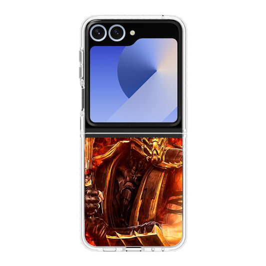 Mortal Kombat Scorpion Samsung Galaxy Z Flip 6 Case