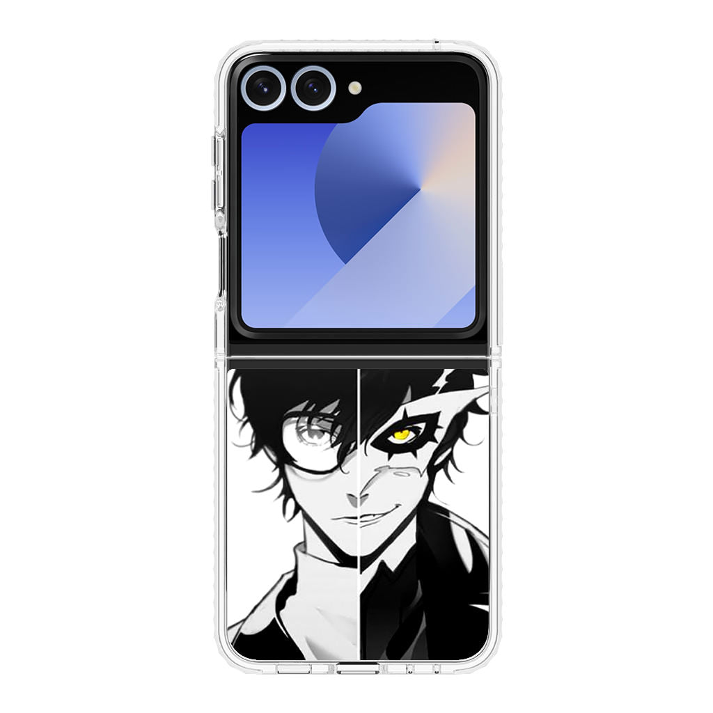 Protagonist Transform Black White Samsung Galaxy Z Flip 6 Case