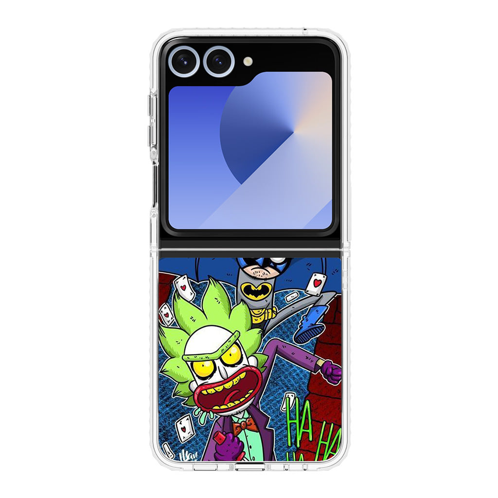 Rick And Morty Bat And Joker Clown Samsung Galaxy Z Flip 6 Case