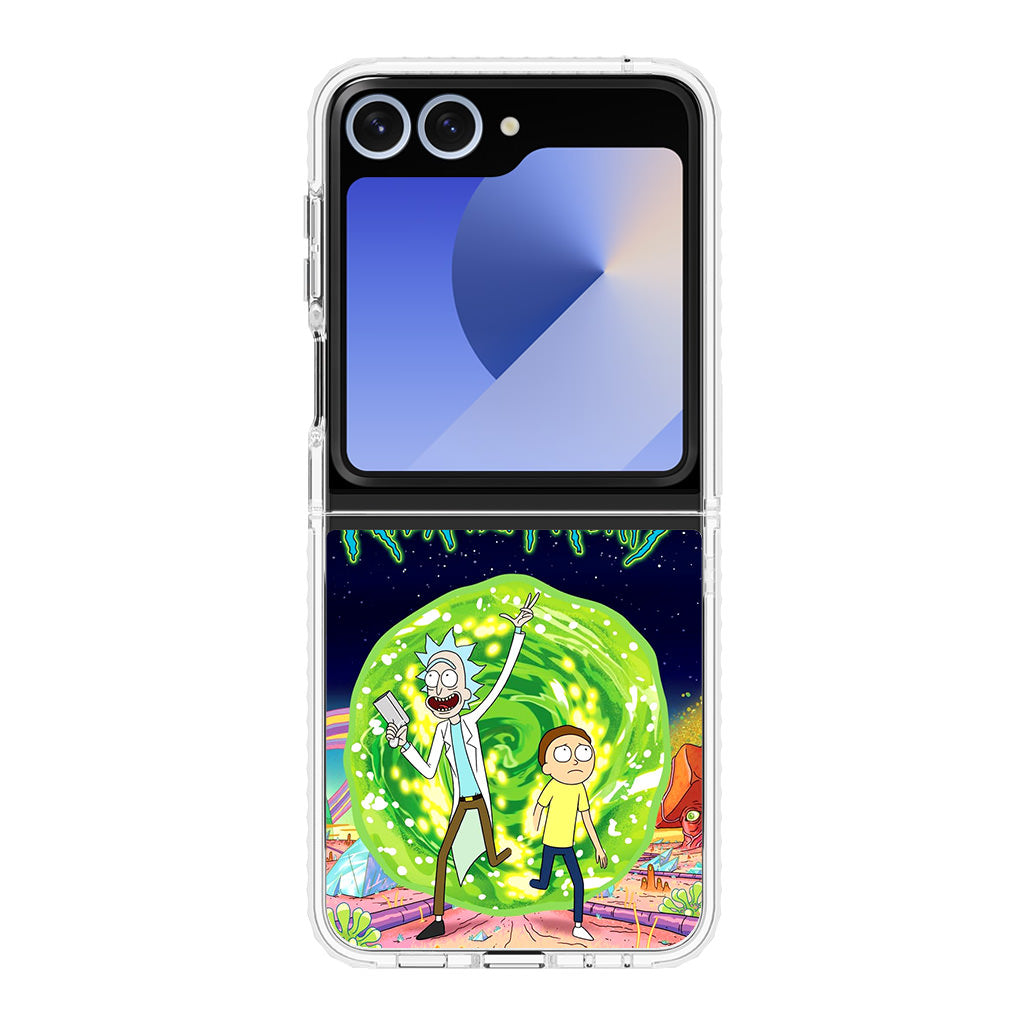 Rick And Morty Portal Gun Samsung Galaxy Z Flip 6 Case