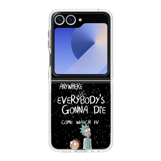 Rick And Morty Quotes Samsung Galaxy Z Flip 6 Case