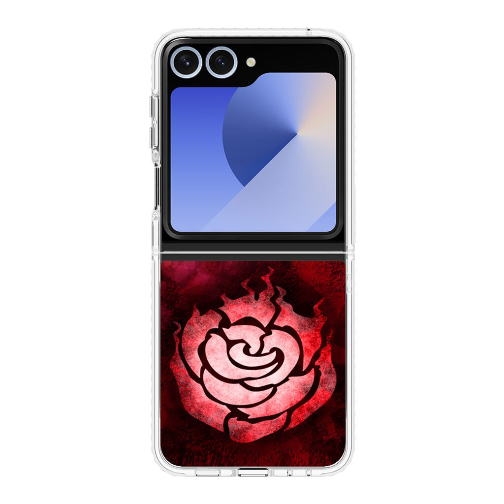 RWBY Ruby Rose Symbol Samsung Galaxy Z Flip 6 Case