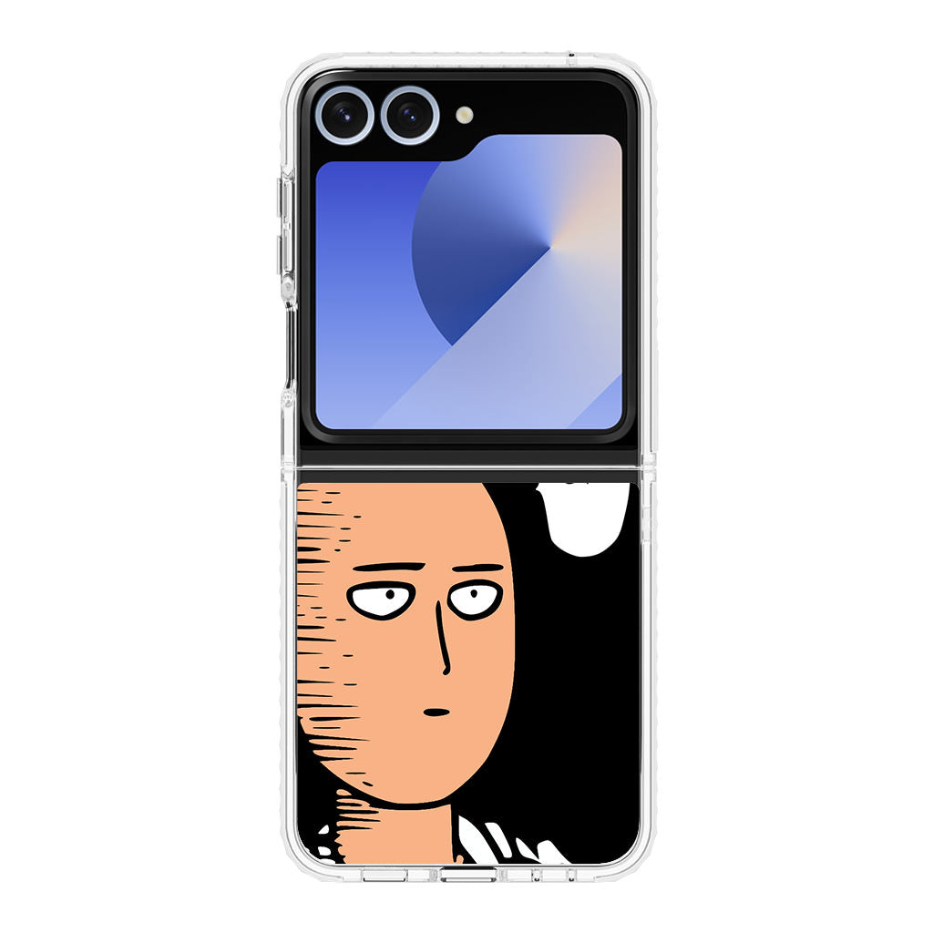 Saitama Poker Face Samsung Galaxy Z Flip 6 Case