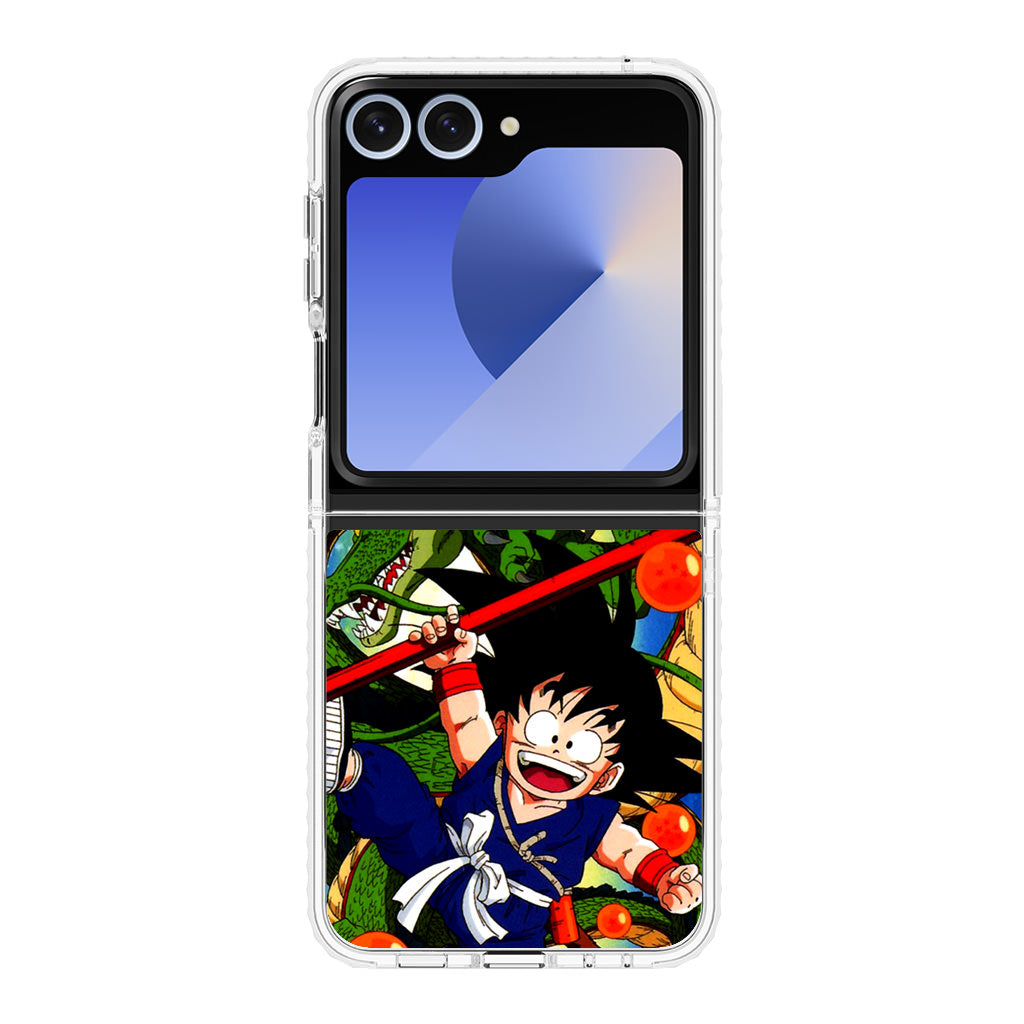 Shenlong And Little Goku Dragon Ball Samsung Galaxy Z Flip 6 Case