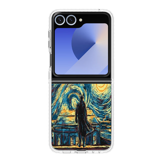 Sherlock Starry Night Samsung Galaxy Z Flip 6 Case