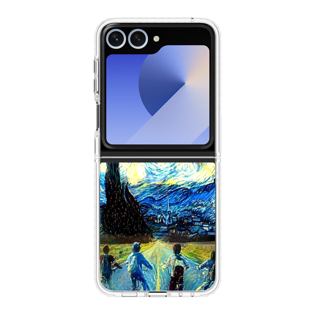 Stranger At Starry Night Samsung Galaxy Z Flip 6 Case