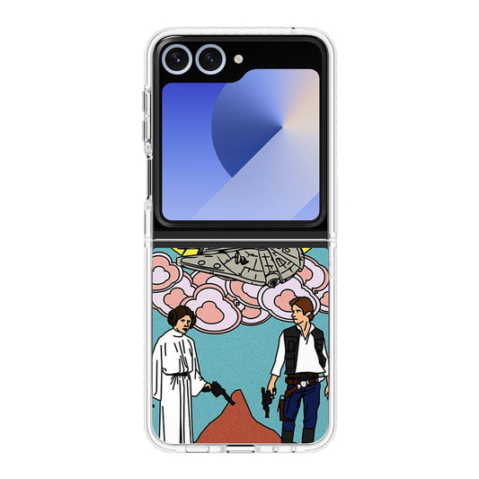 The Lovers Tarot Card Samsung Galaxy Z Flip 6 Case