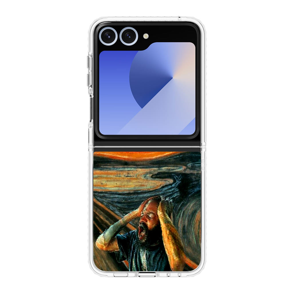 The Scream Death Grips Samsung Galaxy Z Flip 6 Case