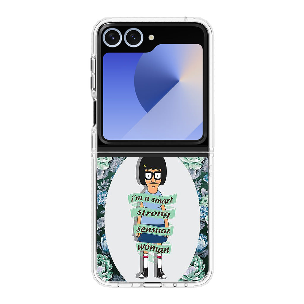 Tina Belcher Flower Woman Quotes Samsung Galaxy Z Flip 6 Case