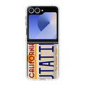 Back to the Future License Plate Outatime Samsung Galaxy Z Flip 6 Case