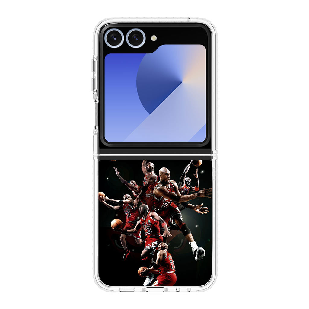 Michael Jordan Best Moment Samsung Galaxy Z Flip 6 Case