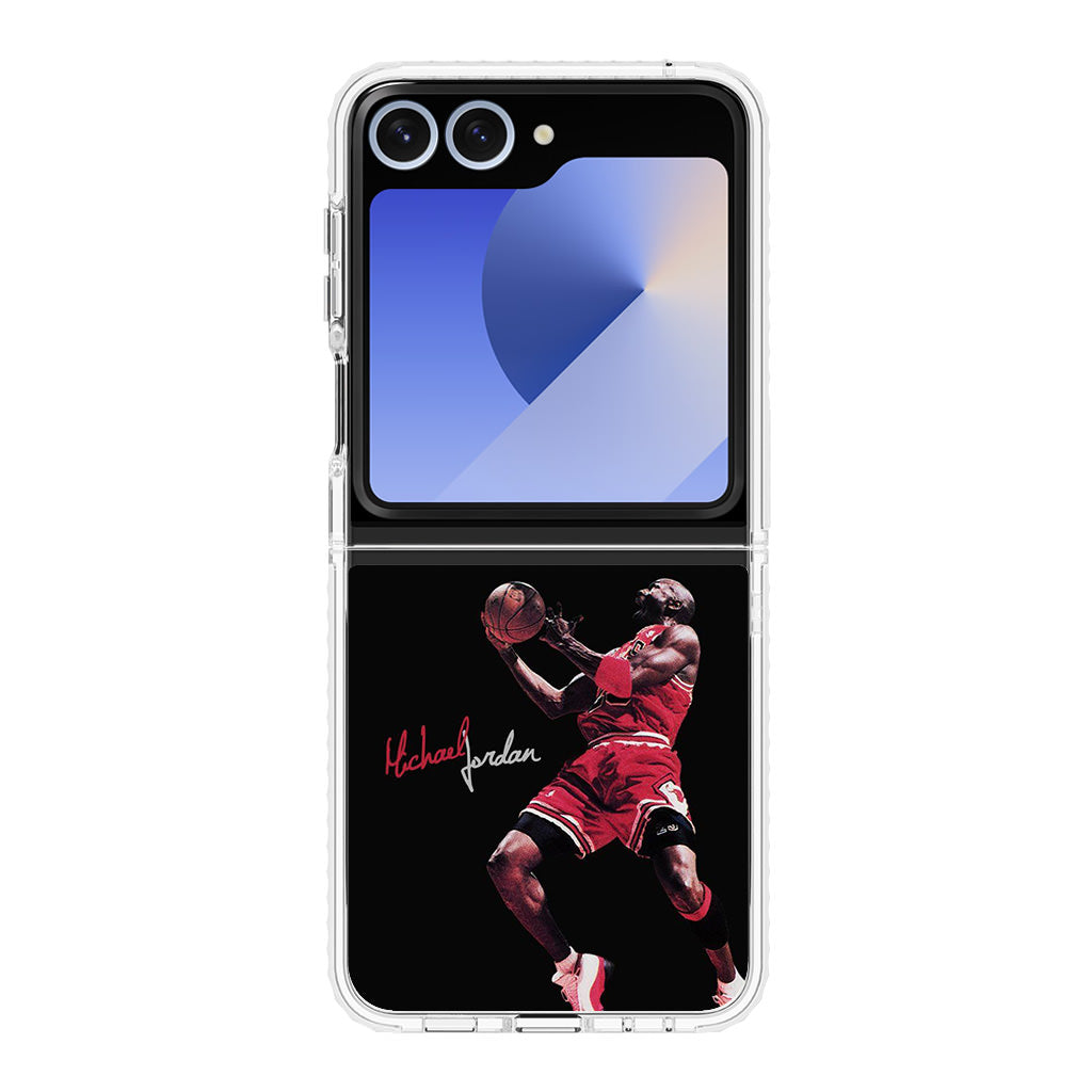 Michael Jordan Epic Jump Samsung Galaxy Z Flip 6 Case