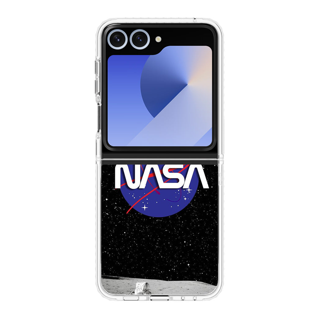 NASA To The Moon Samsung Galaxy Z Flip 6 Case