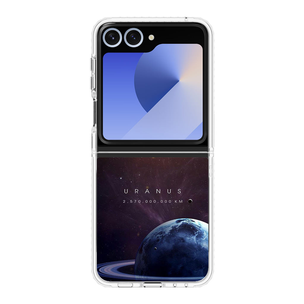 Planet Uranus Samsung Galaxy Z Flip 6 Case