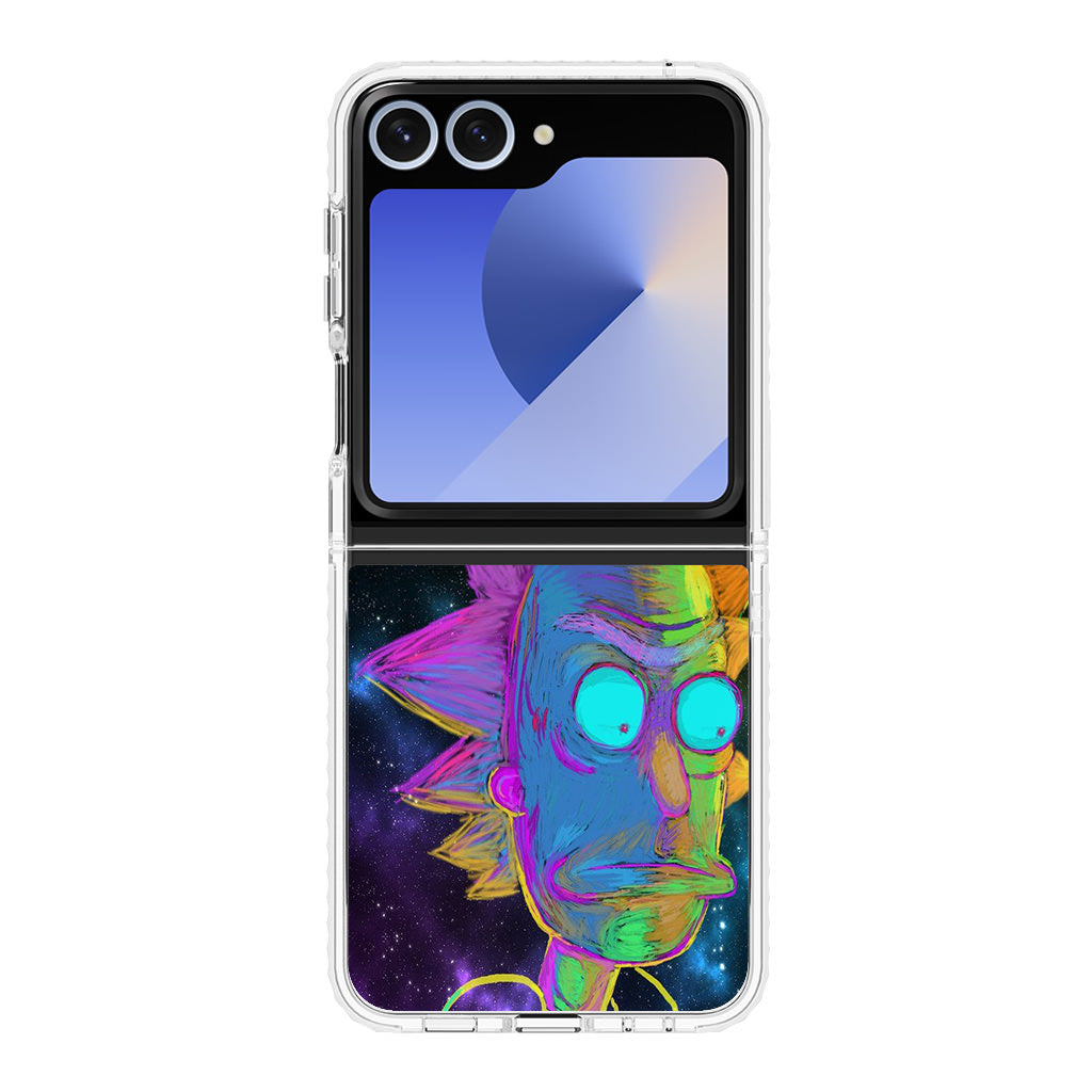 Rick Colorful Crayon Space Samsung Galaxy Z Flip 6 Case