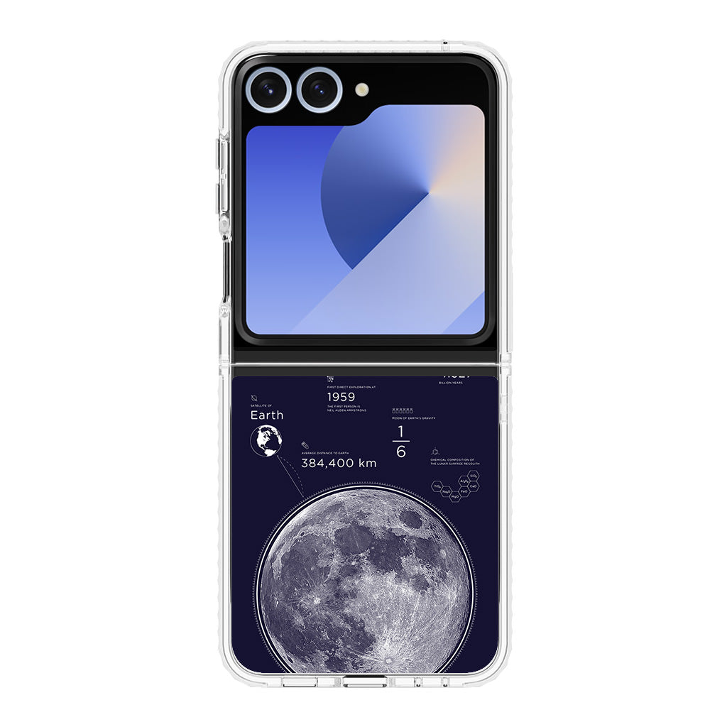 The Moon Samsung Galaxy Z Flip 6 Case