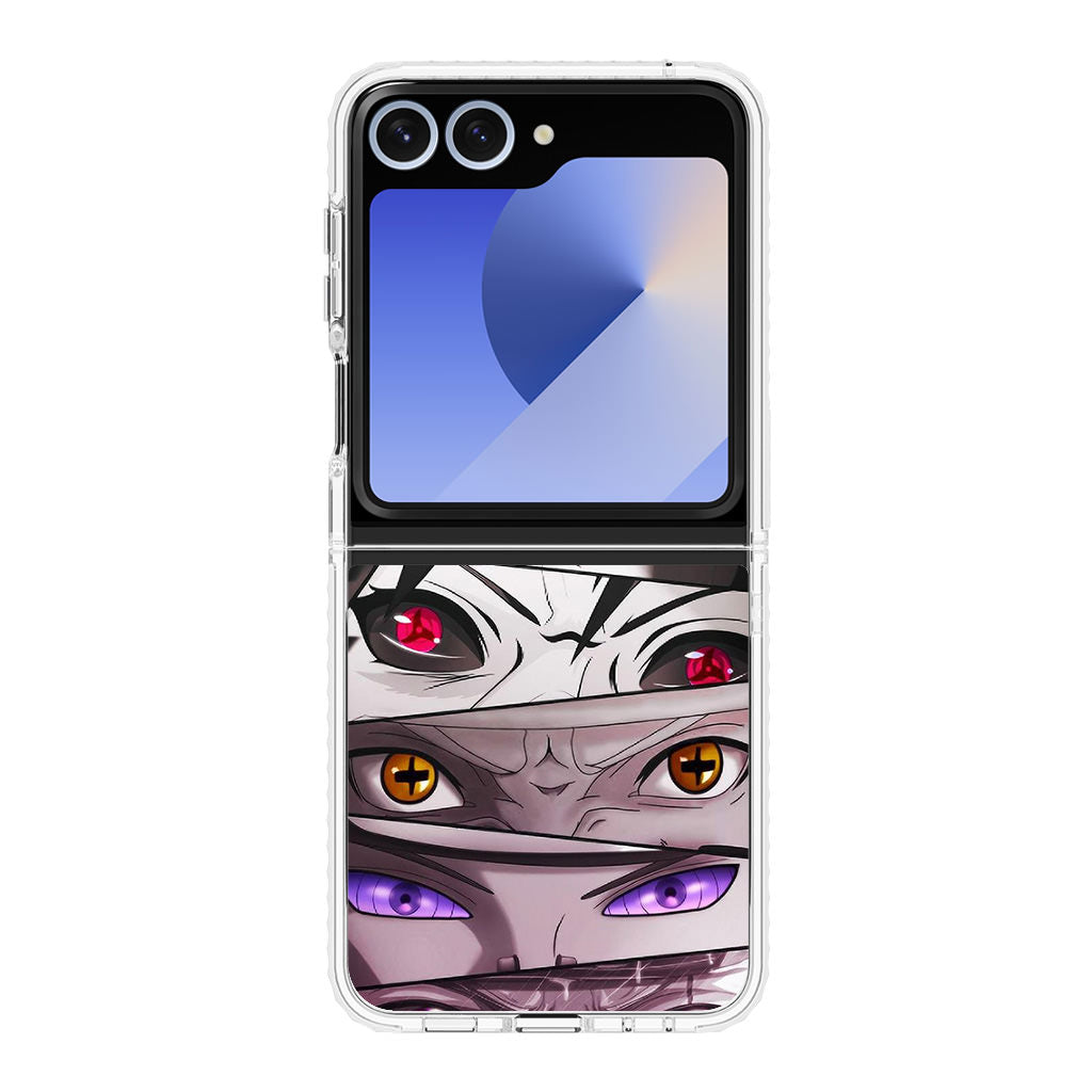 The Powerful Eyes on Naruto Samsung Galaxy Z Flip 6 Case