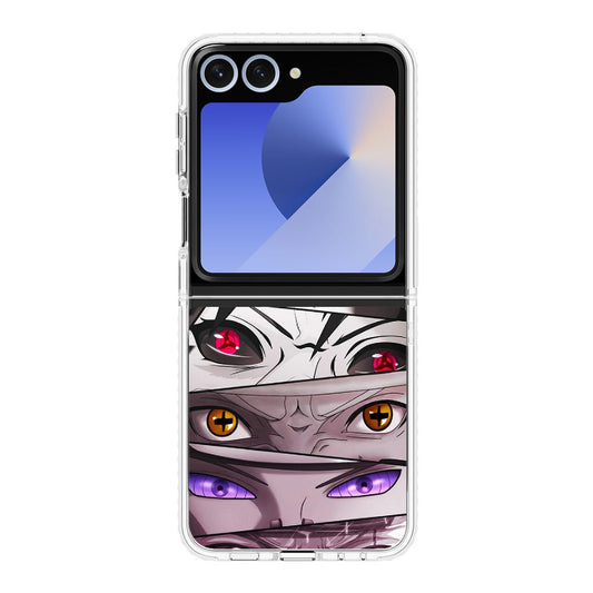 The Powerful Eyes on Naruto Samsung Galaxy Z Flip 6 Case