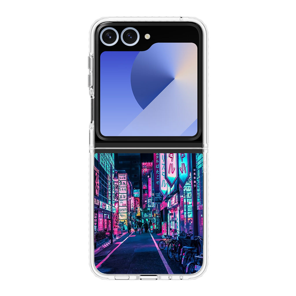 Tokyo Street Wonderful Neon Samsung Galaxy Z Flip 6 Case