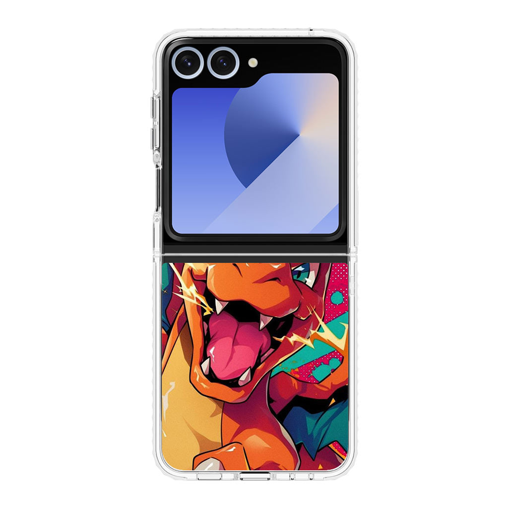 Blazing Fury Charizard Samsung Galaxy Z Flip 6 Case