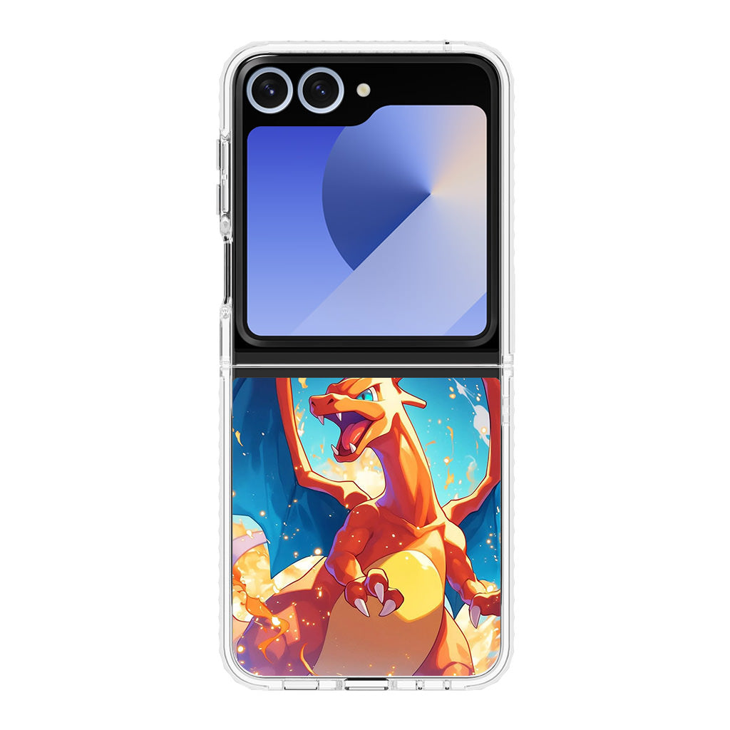 Charizard Crimson Storm Samsung Galaxy Z Flip 6 Case