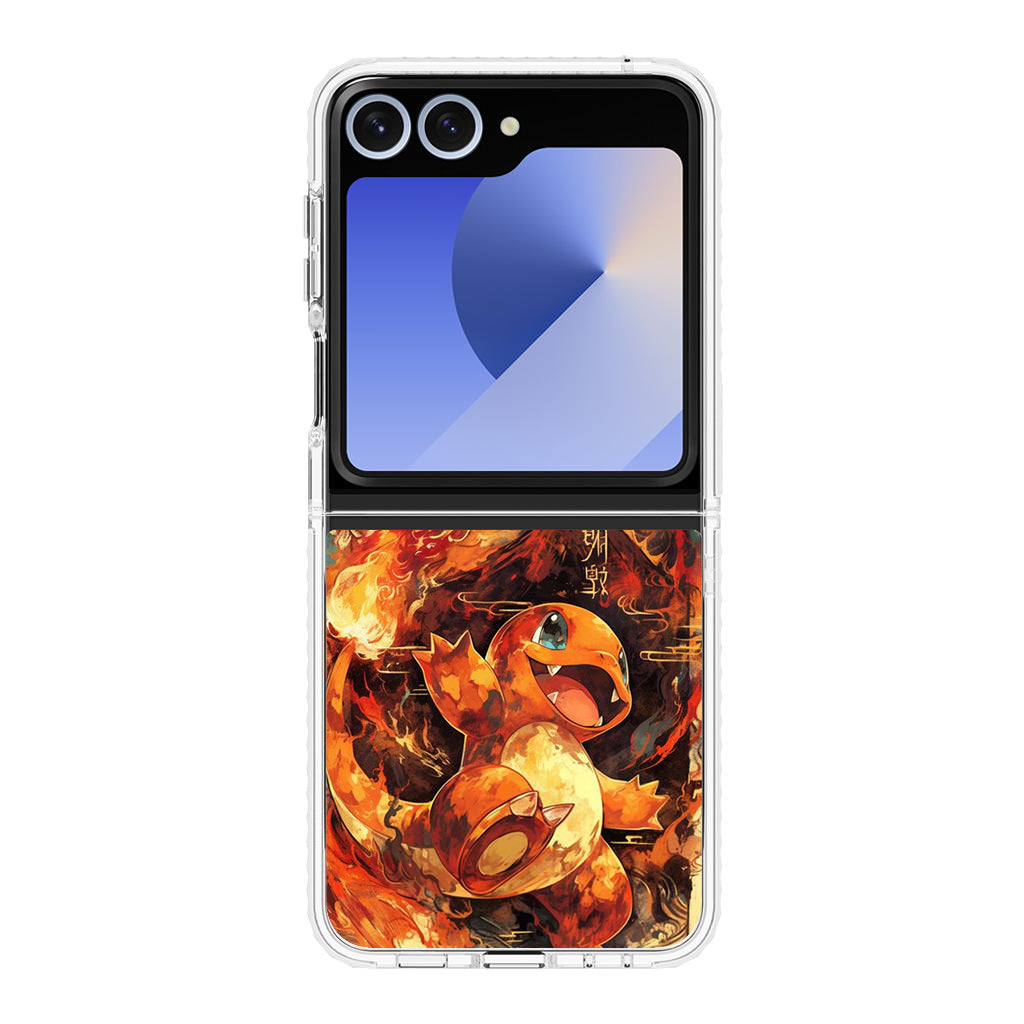 Charmander Ember Dance Samsung Galaxy Z Flip 6 Case