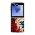 Colorful Feathers Art Samsung Galaxy Z Flip 6 Case