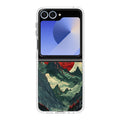 Crimson Moon Over Silent Peaks Samsung Galaxy Z Flip 6 Case
