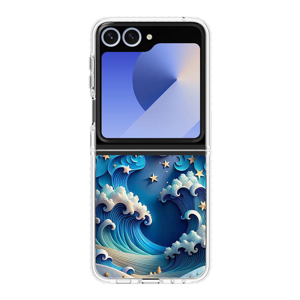 Dreamtide Where Stars Kiss the Sea Samsung Galaxy Z Flip 6 Case