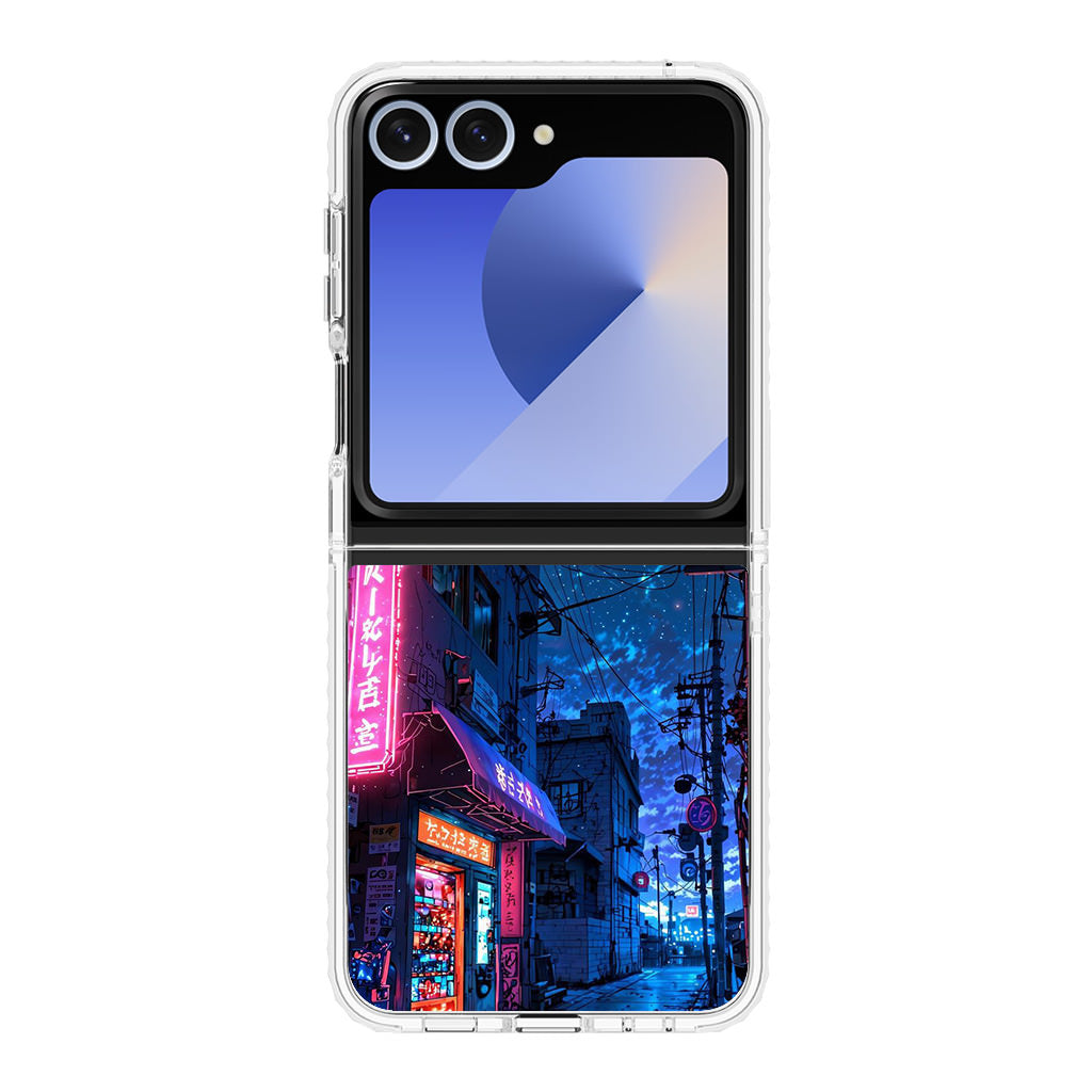 Japan Neon Reverie Samsung Galaxy Z Flip 6 Case