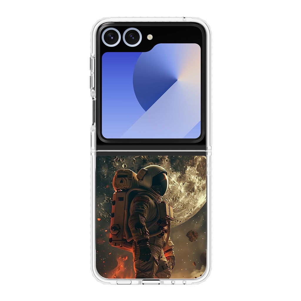 Lunar Sentinel Guardian of the Void Samsung Galaxy Z Flip 6 Case