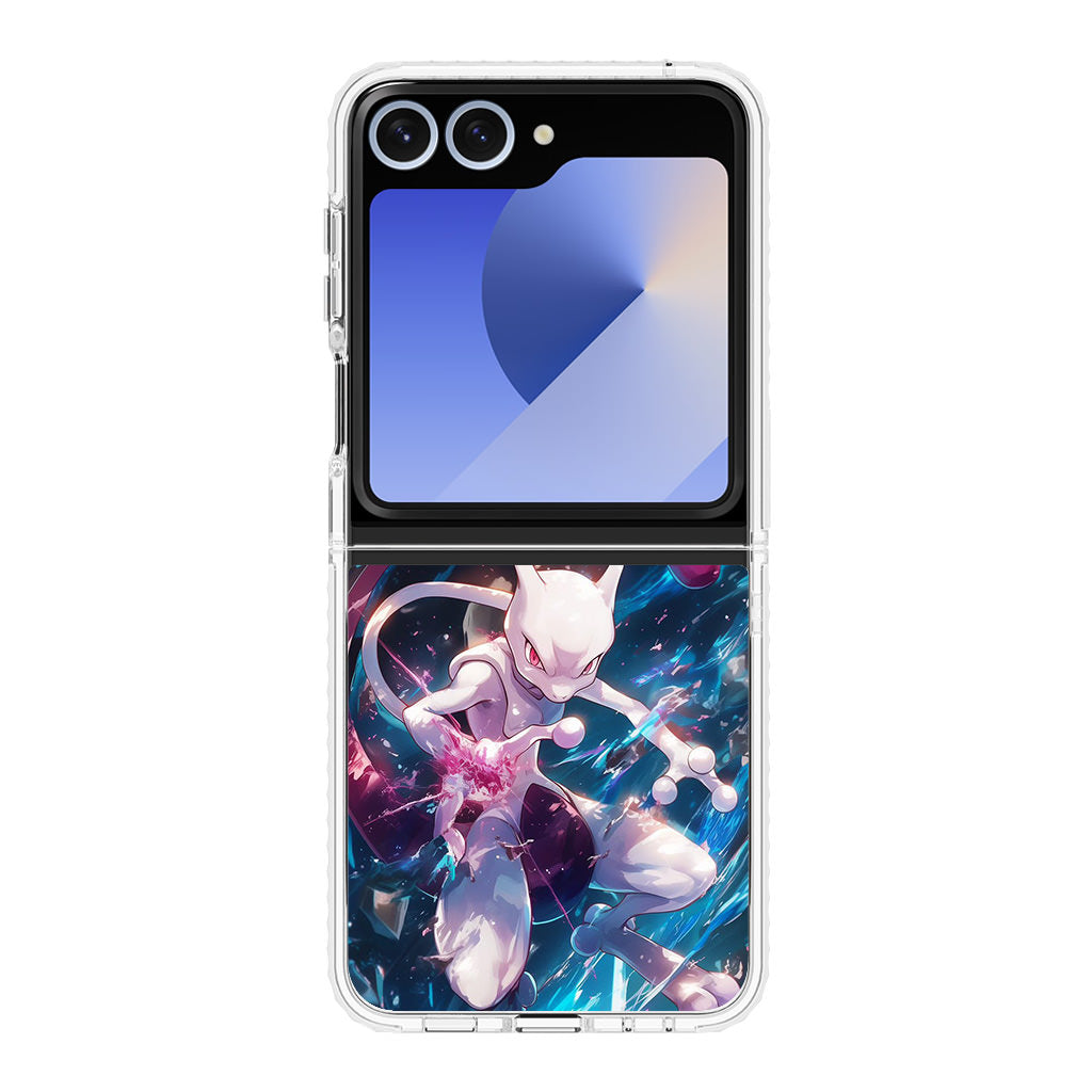 Mewtwo Genesis of Power Samsung Galaxy Z Flip 6 Case