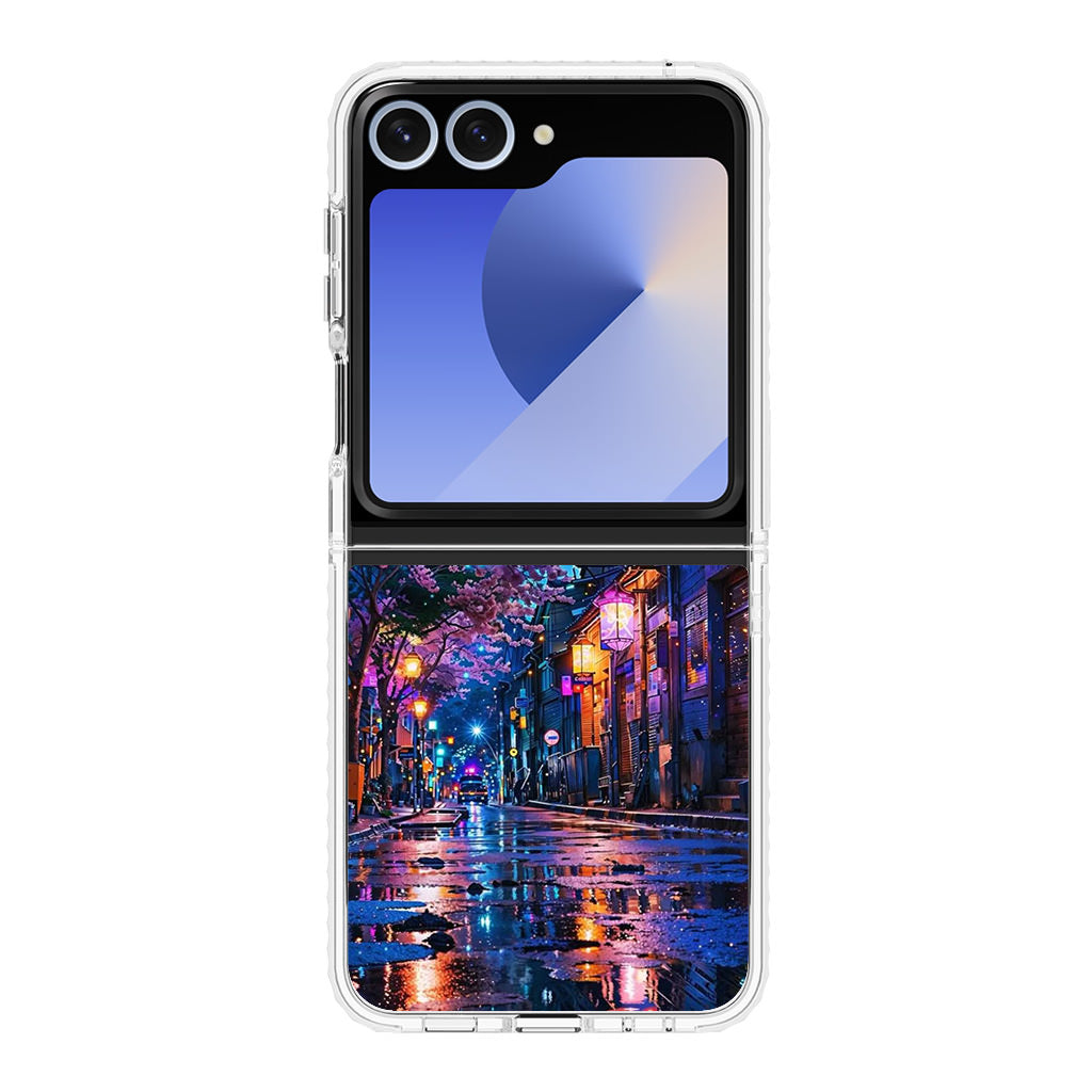 Midnight Sakura Glow Samsung Galaxy Z Flip 6 Case