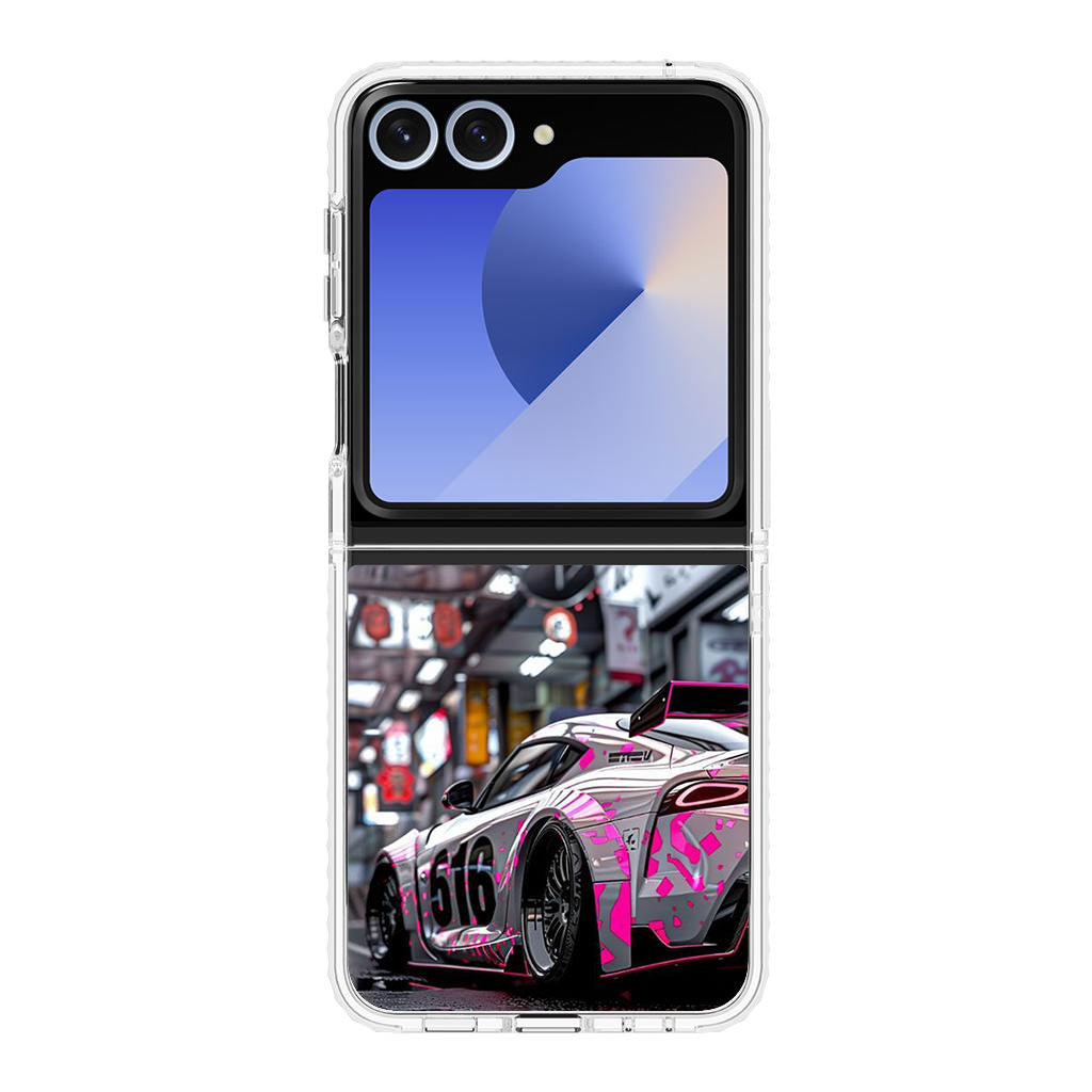 Neon Apex Drift Dreams Samsung Galaxy Z Flip 6 Case