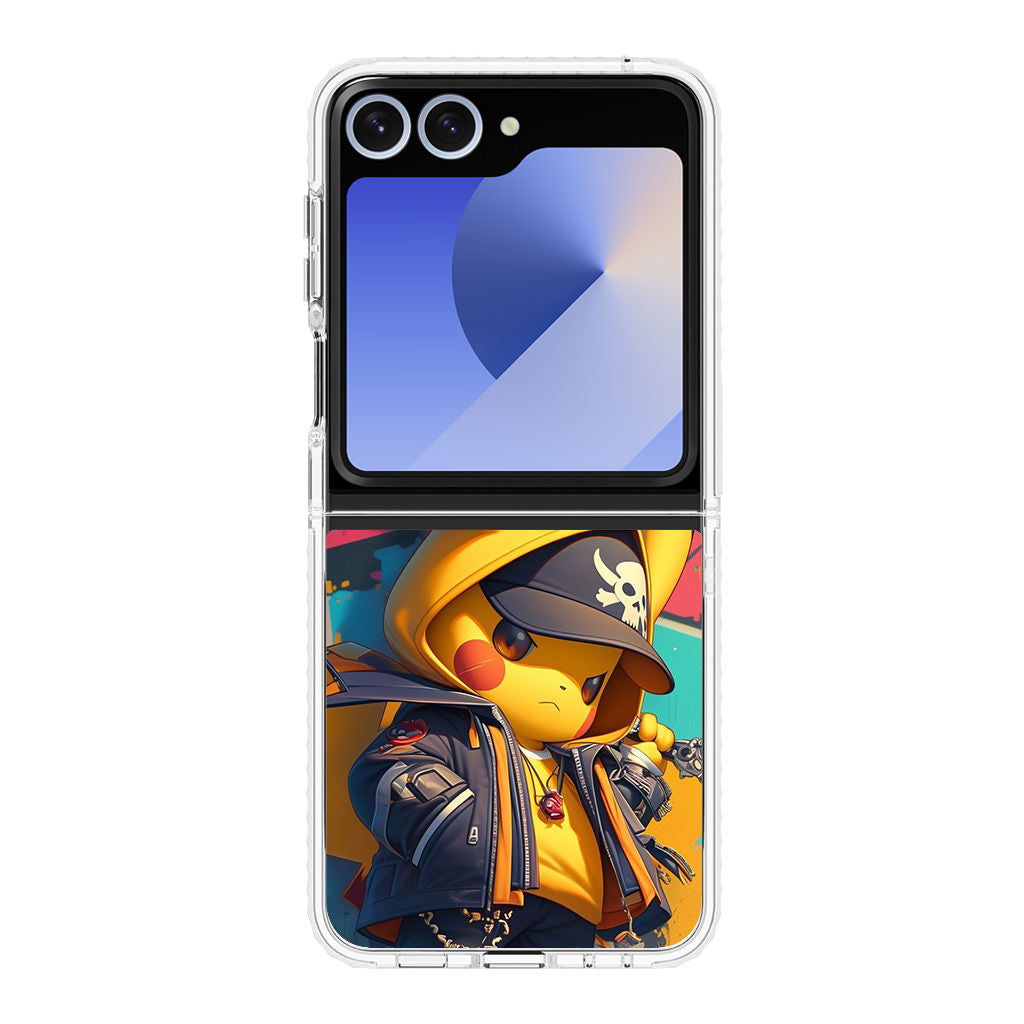 Pikachu Street Rebellion Samsung Galaxy Z Flip 6 Case