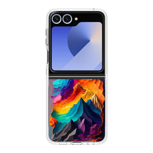 The Spectrum of Peaks Samsung Galaxy Z Flip 6 Case