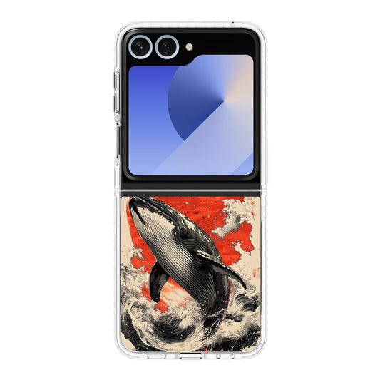 The Whale Rises Samsung Galaxy Z Flip 6 Case