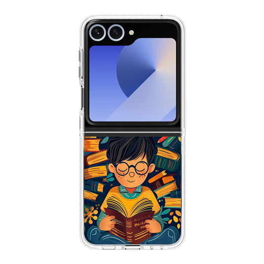 Universe of The Bookworm Samsung Galaxy Z Flip 6 Case