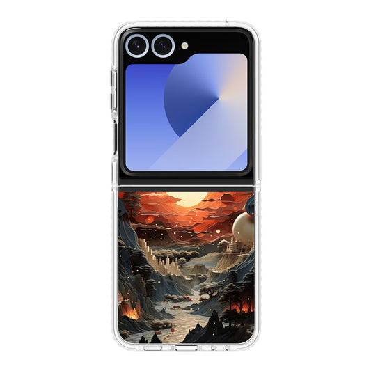 Valley of the Dying Sun Samsung Galaxy Z Flip 6 Case