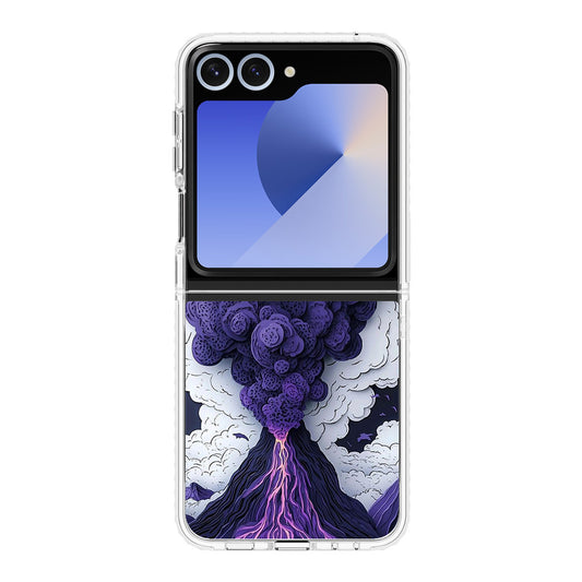 Violet Fury The Awakening Volcano Samsung Galaxy Z Flip 6 Case
