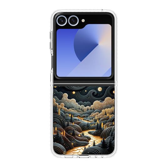 Whispers of the Lunar Valley Samsung Galaxy Z Flip 6 Case