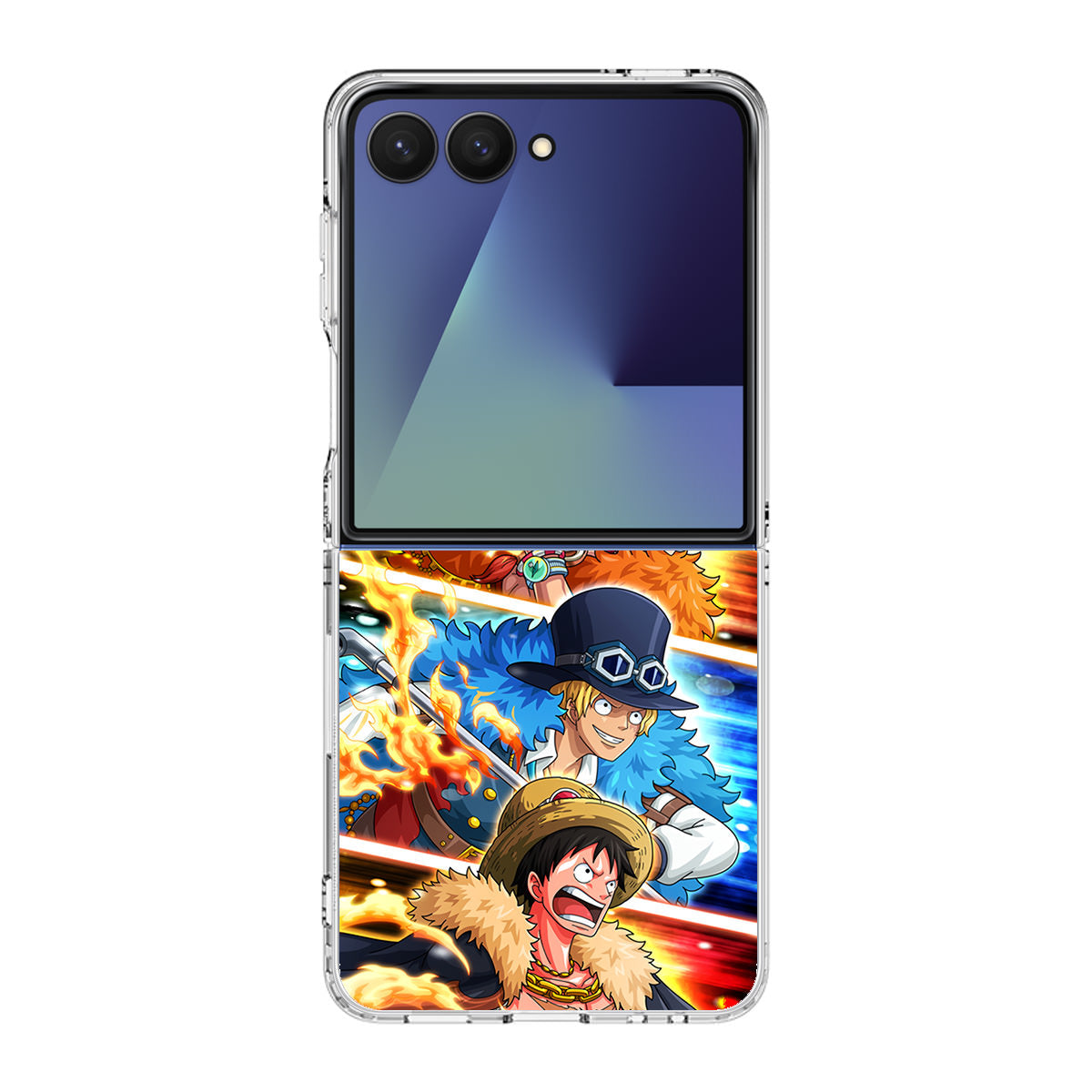 Ace Sabo Luffy Samsung Galaxy Z Flip 7 Case