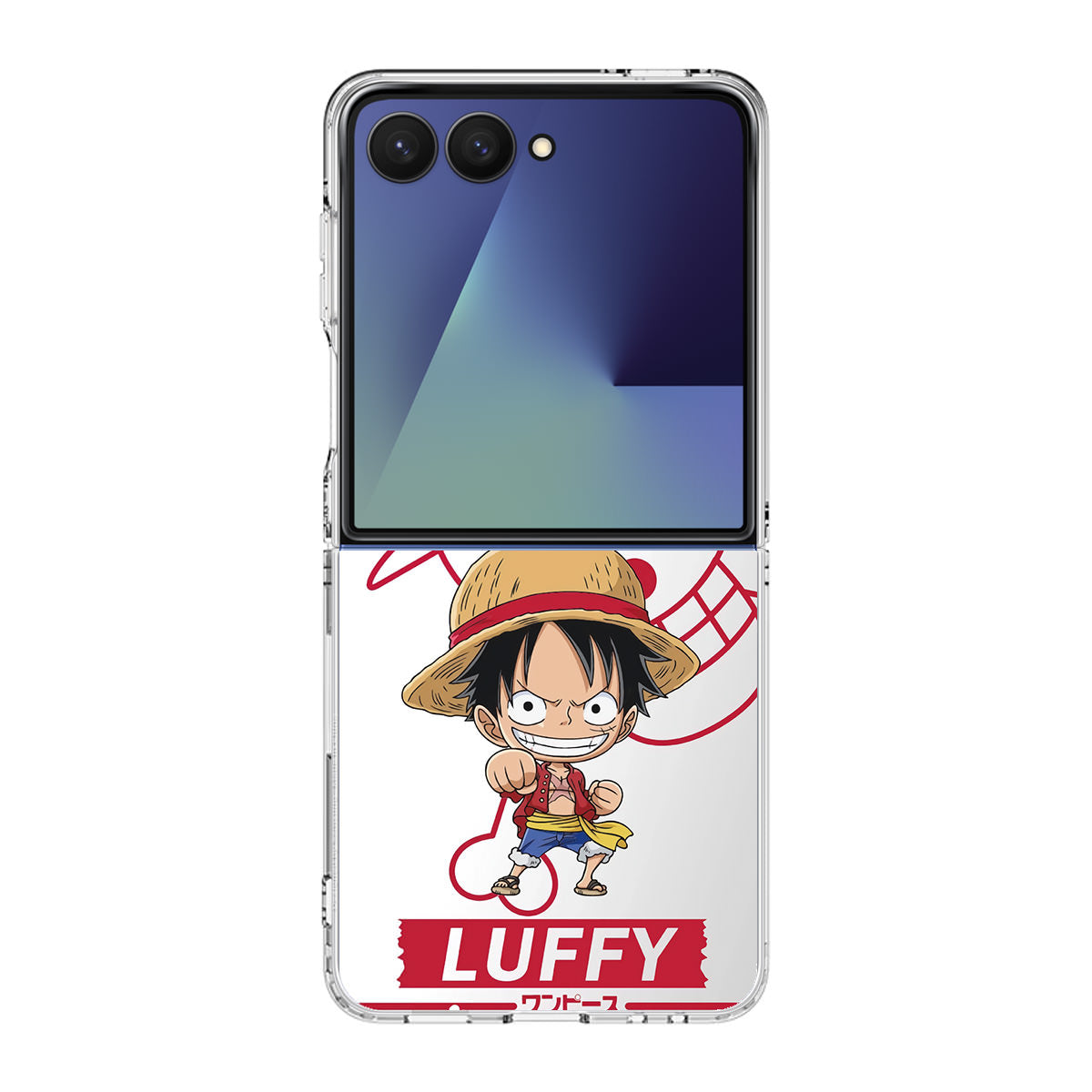 Chibi Luffy Samsung Galaxy Z Flip 7 Case