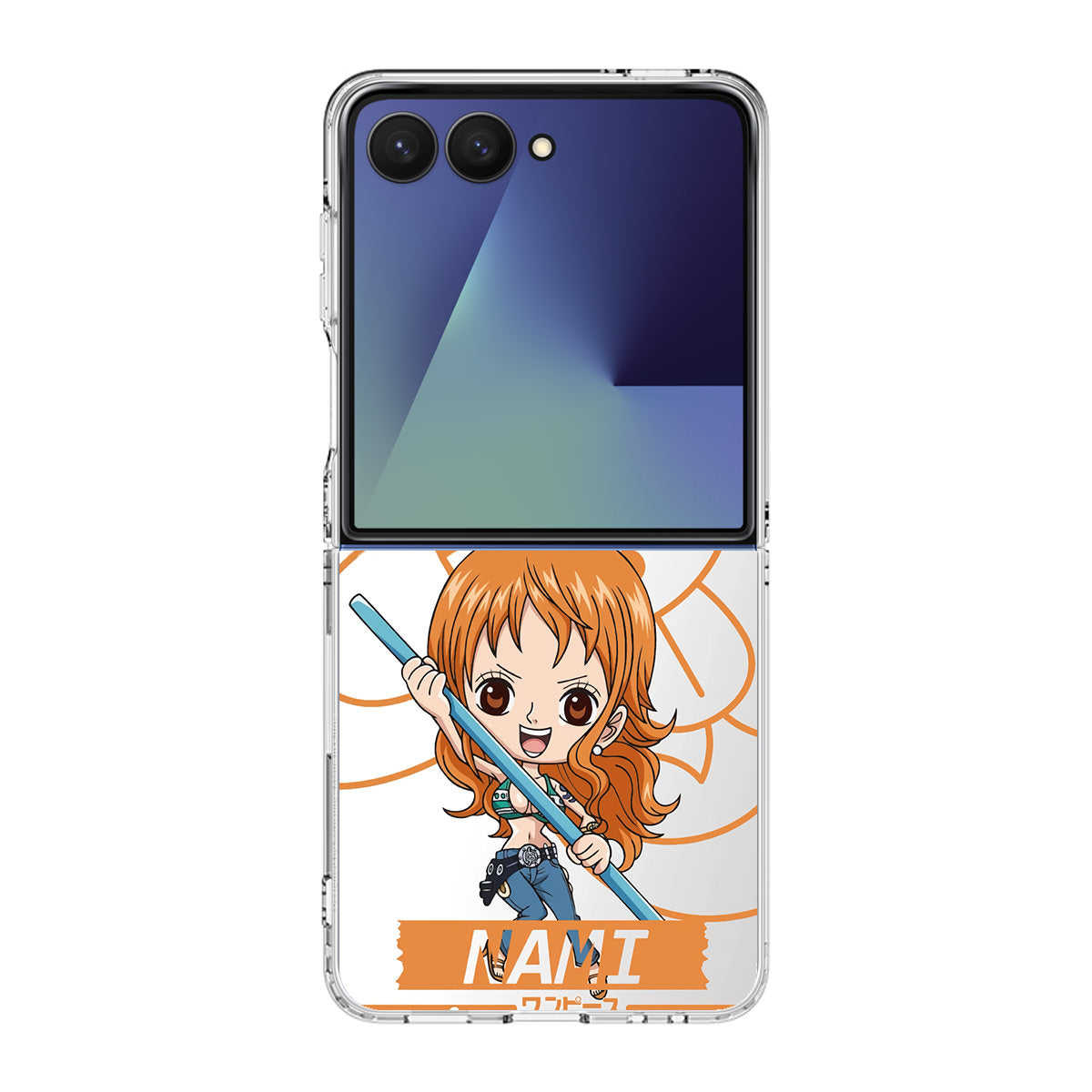 Chibi Nami Samsung Galaxy Z Flip 7 Case